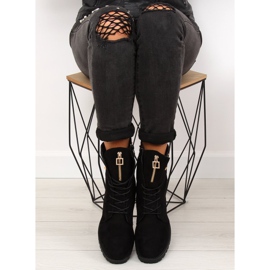 Botas de trabalho pretas HX-015 pretas preto 1