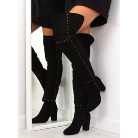 Botas pretas de salto alto 539-1 Pretas preto 2 Botas pretas de salto alto 539-1 Pretas preto 2