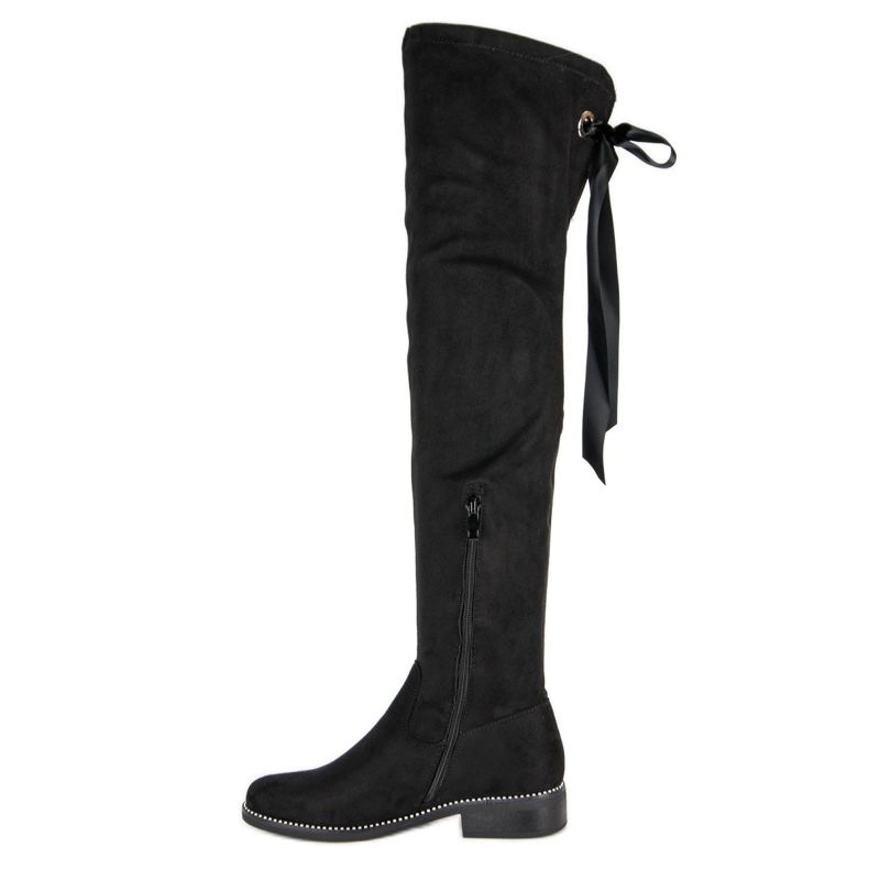 Seastar Botas Elegantes De Camurça preto 1