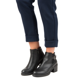 Anesia Paris Botas chelsea confortáveis preto 1