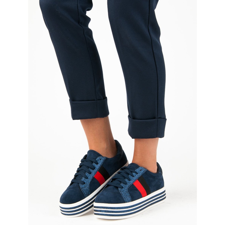 Tênis na plataforma VICES azul 1