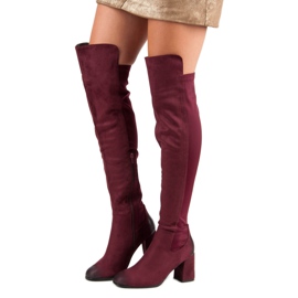 Botas VINCEZA marrom vermelho 1