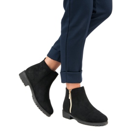 Botas pretas casuais preto 2