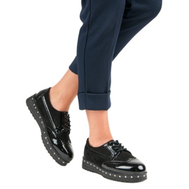 Nio Nio Sapatos femininos elegantes preto 2