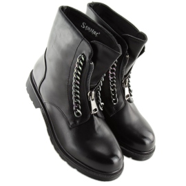 Botas pretas para mulheres RB13 pretas preto 1