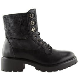 Botas pretas para mulheres 1621 pretas preto 1