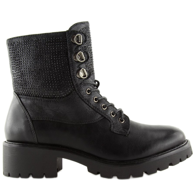 Botas pretas para mulheres 1621 pretas preto 1