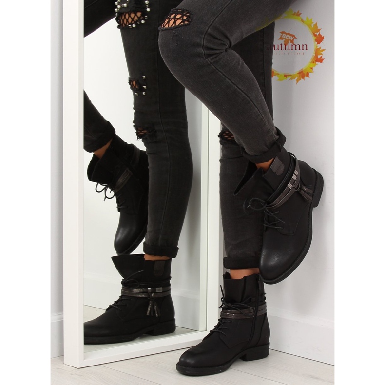 Botas pretas femininas pretas BH52-KB pretas preto 1