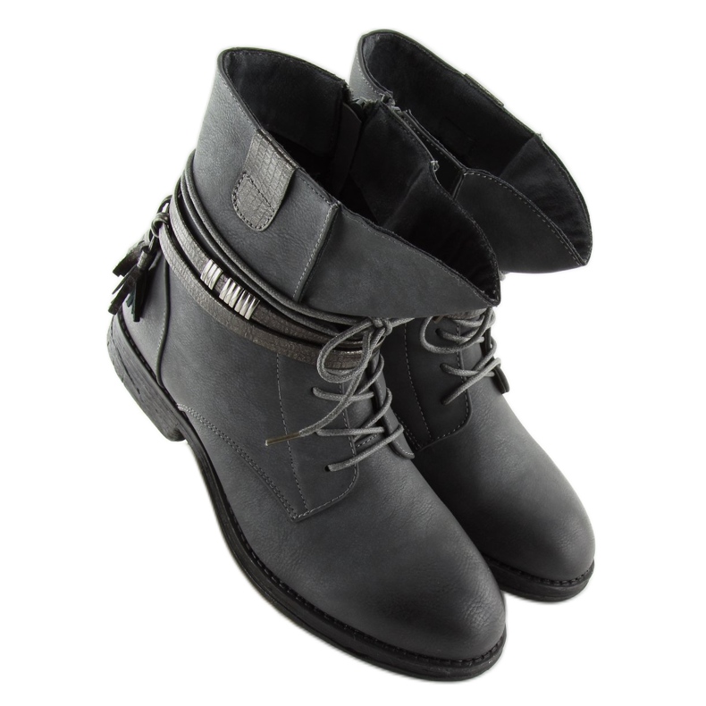Botas cinza feminino cinza BH52-KB cinza 2