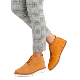 New Age botas de mulher laranja 1