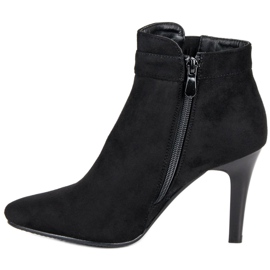 Groto Gogo Botas pretas de salto alto preto 1