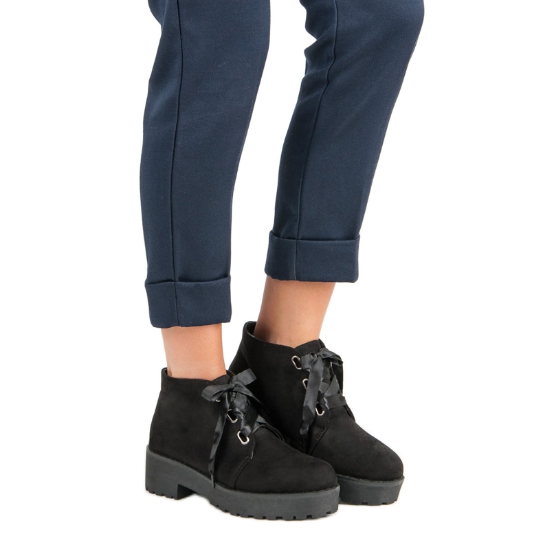 Nio Nio Botas elegantes preto 2