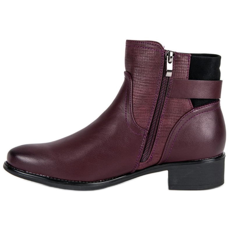 Filippo Botas confortáveis ​​Botas Jodhpur vermelho 1