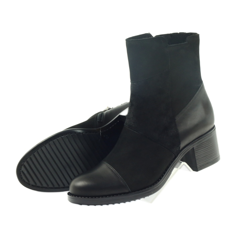 Botas de inverno Marco salto alto 933 preto 4