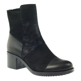 Botas de inverno Marco salto alto 933 preto 1