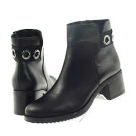 Botas de inverno Marco de salto alto 979 preto 4