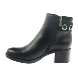 Botas de inverno Marco de salto alto 979 preto 2