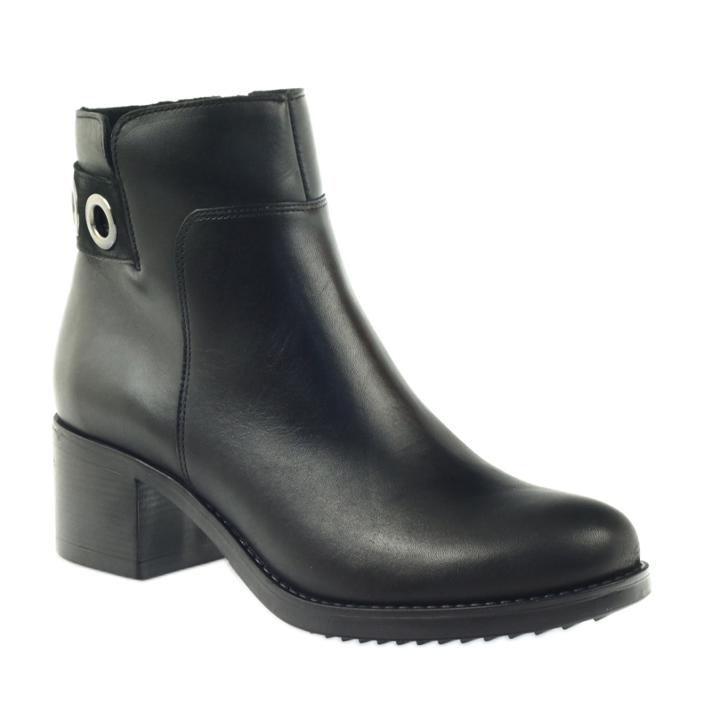 Botas de inverno Marco de salto alto 979 preto 1
