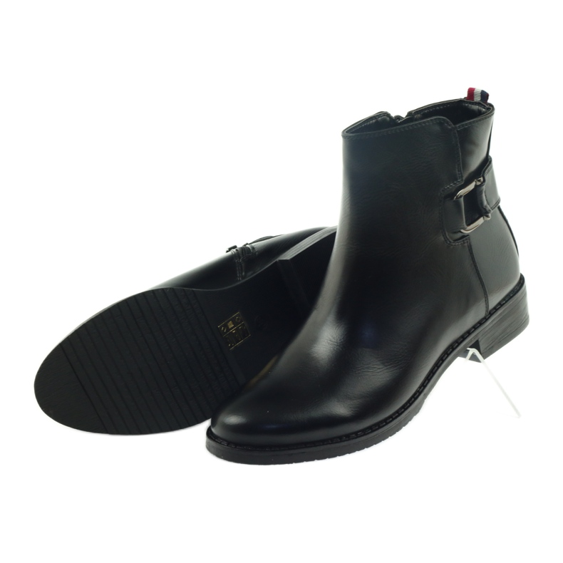 M.Daszyński Botas Jodhpur fivela 62-20 pretas preto 4