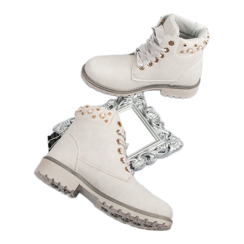 McKey Trappers casual cinza claro 1