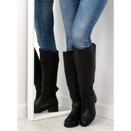 Botas pretas femininas PE179P pretas preto 1