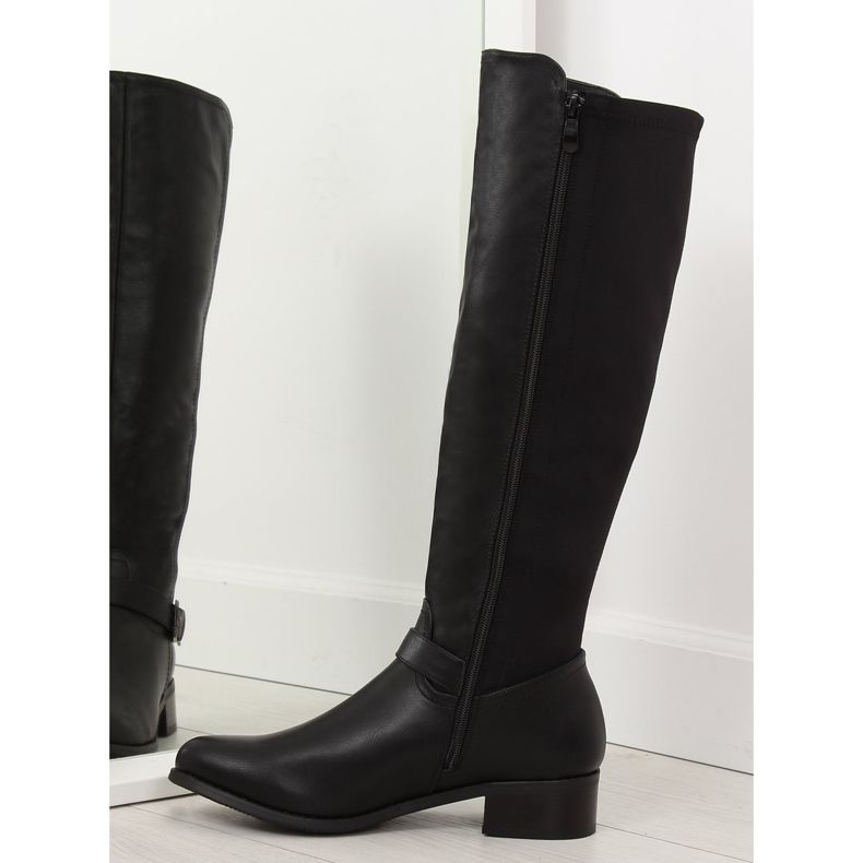 Botas pretas femininas PE179P pretas preto 2