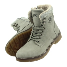 Botas amarradas cinza DK2025 4