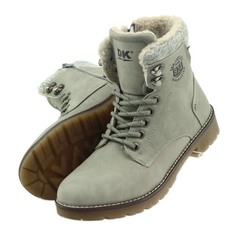Botas amarradas cinza DK2025 4