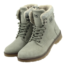 Botas amarradas cinza DK2025 3