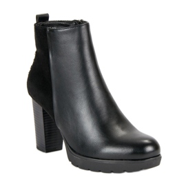 Weide Botas elegantes para o outono preto 1