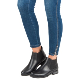 Botas Jodhpur Low Booties preto 1