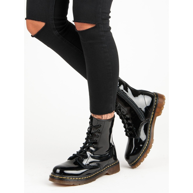 Botas Lacadas Glany MCKEY preto 1