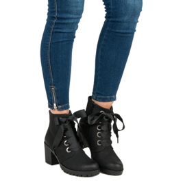 Botas vinceza pretas elegantes preto 2