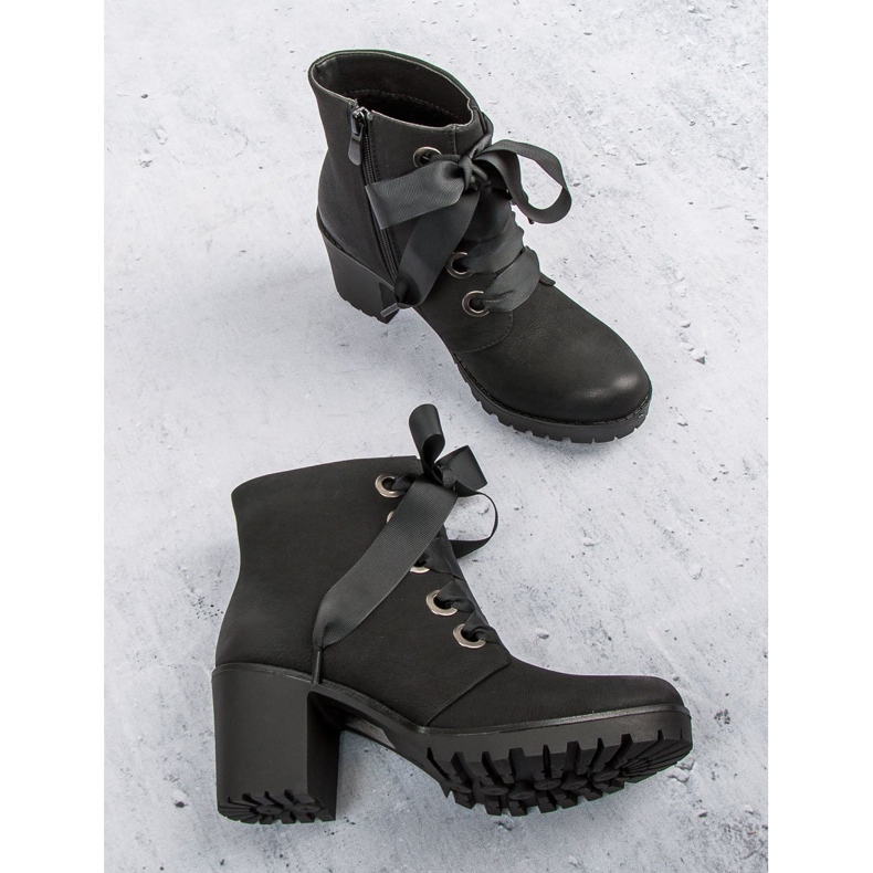 Botas vinceza pretas elegantes preto 1