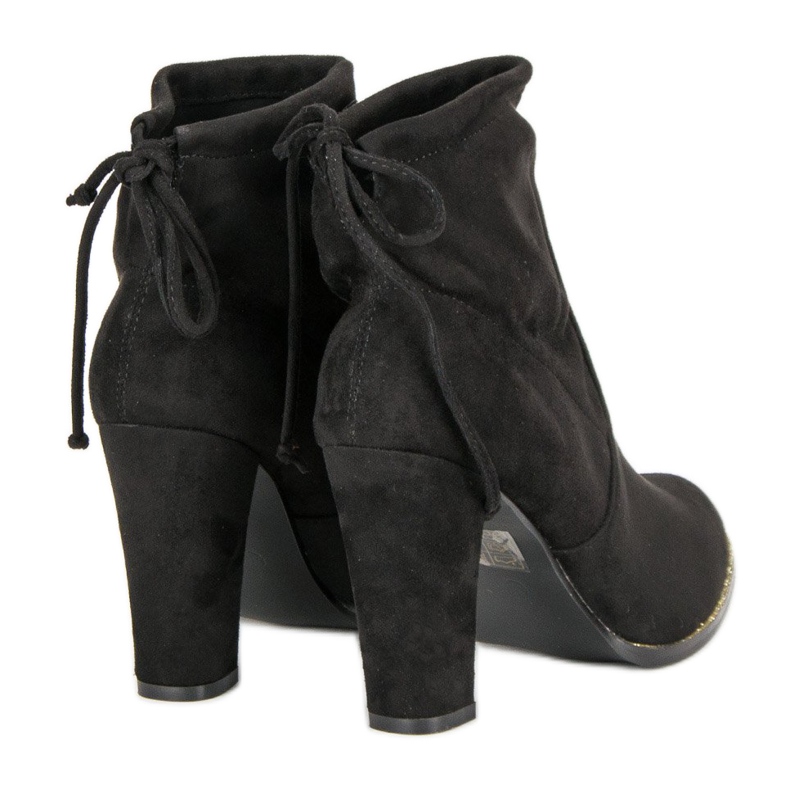 Lemax Botas de salto alto preto 1