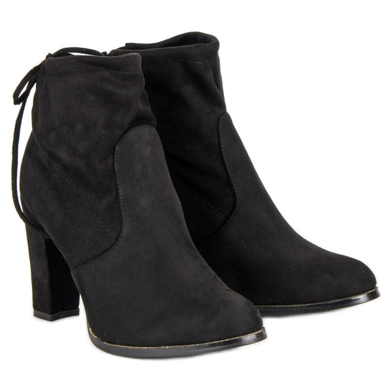 Lemax Botas de salto alto preto 2