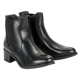 Botas pretas Chelsea da VINCEZA preto 1