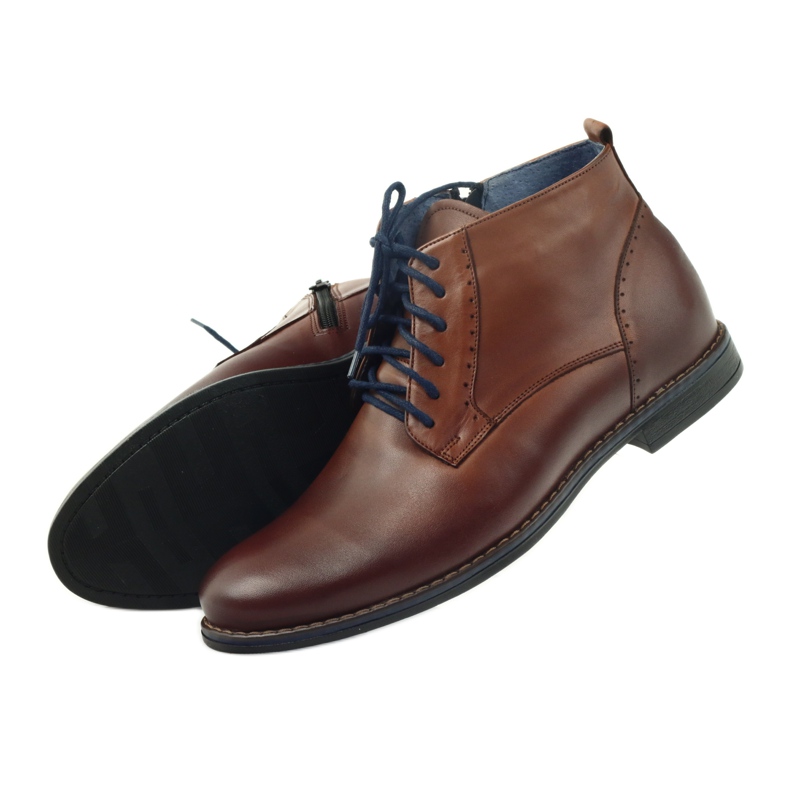 Botas de inverno com zíper, Nikopol 677 marrom 4