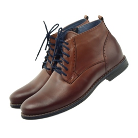 Botas de inverno com zíper, Nikopol 677 marrom castanho 3