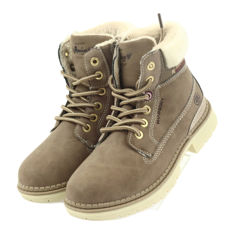 American Club Botas americanas botas botas de inverno 708122 castanho 3