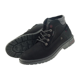 American Club Botas de caminhada americanas botas de trekking de inverno preto 4