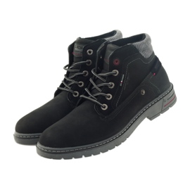 American Club Botas de caminhada americanas botas de trekking de inverno preto 3