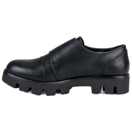 J. Star Sapatos de monge casuais preto 1