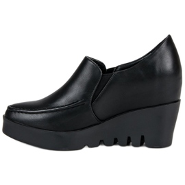 J. Star Sapatos Slip-On Elegantes preto 1