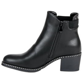 Lucky Shoes Botas de rocha Jodhpur preto 1