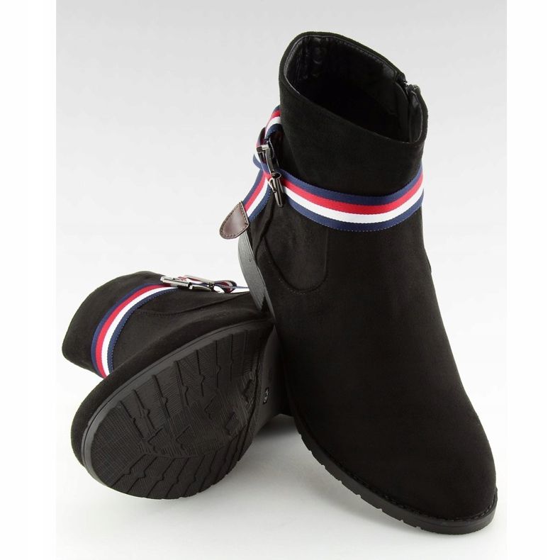Botas pretas Chelsea para mulheres 99-150 pretas preto 2