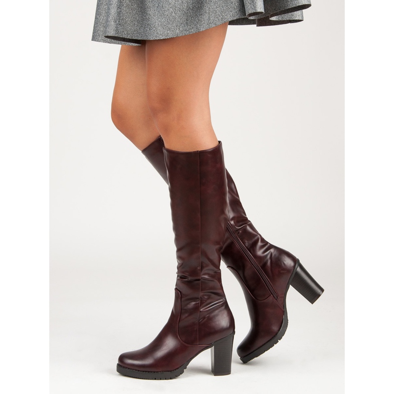 Botas VINCEZA clássicas vermelho 2 Botas VINCEZA clássicas vermelho 2