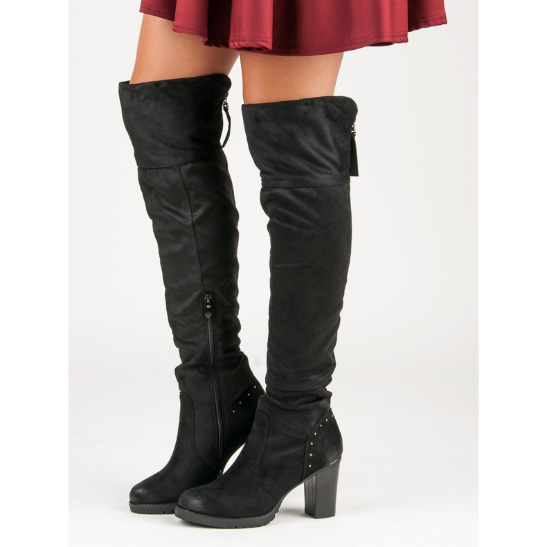 Botas femininas casuais VINCEZA preto 2