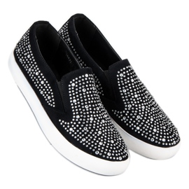 J. Star Slipons de tênis pretos 2
