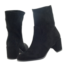 Botas de lycra pretas por Sergio leone preto 4